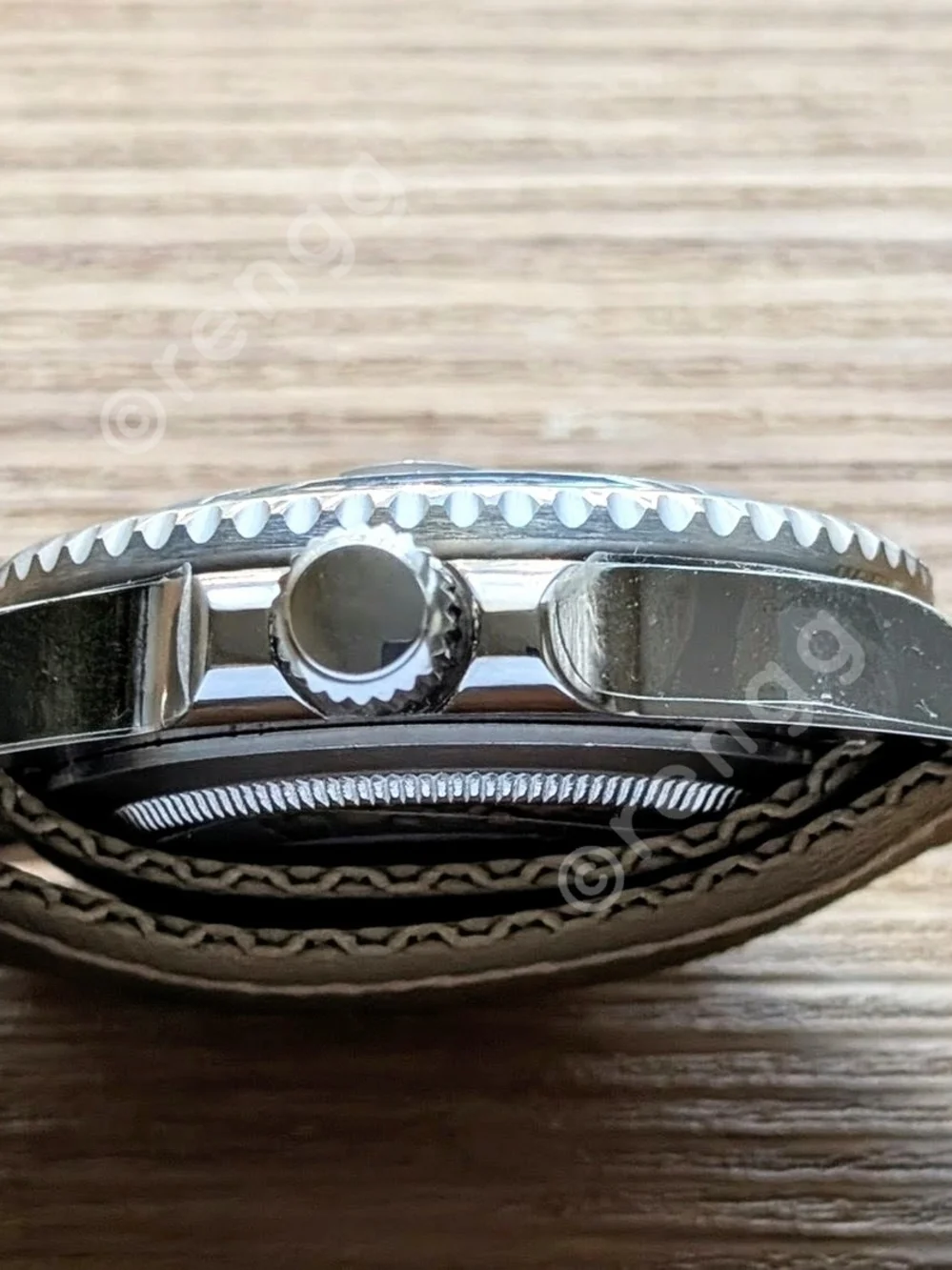 Automatic Vintage Black Seiko 40mm Submariner Dive Mod Watch Sapphire 24jewels - Picture 5 of 10